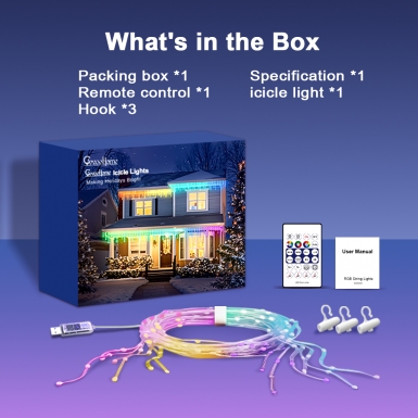 LED圣诞灯 - HCP182-蓝牙款冰条灯